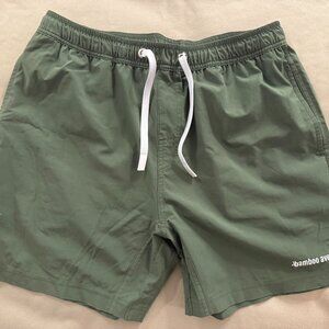 Bamboo Avenue 5" Shorts - Medium - Moss Green